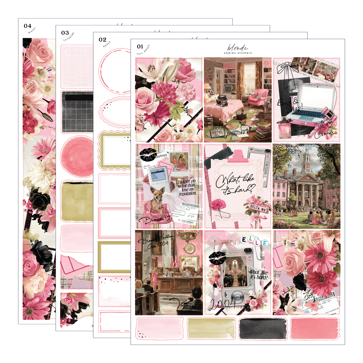Blonde Kit | Weekly Kit – Sadie's Stickers