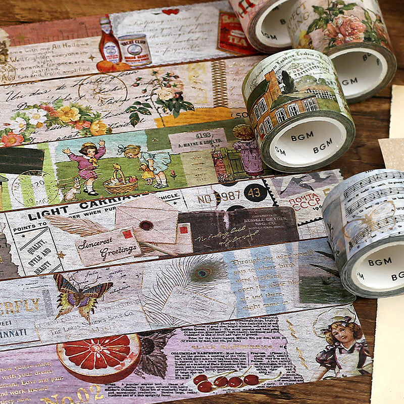 BGM Washi Tape - Chick with Fruits (5mm)