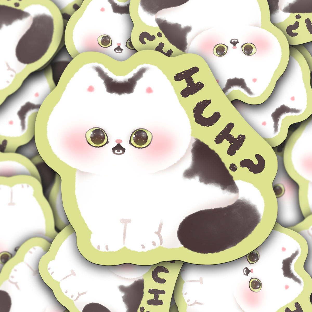 Huh? • Vinyl Sticker – Sadie's Stickers
