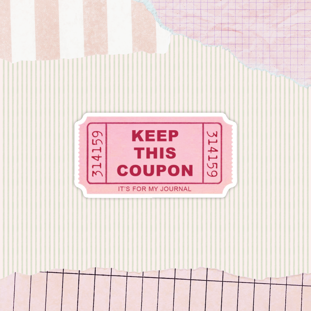 PINK Keep This Coupon • Vinyl Sticker – Sadie's Stickers