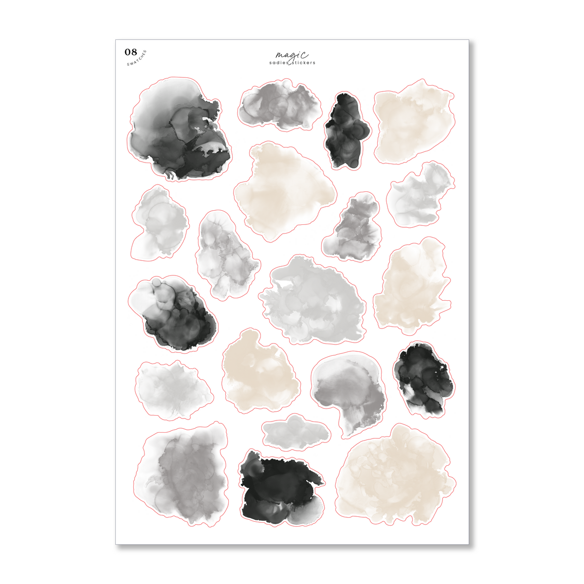 Magic Kit | Alcohol Swatches – Sadie's Stickers
