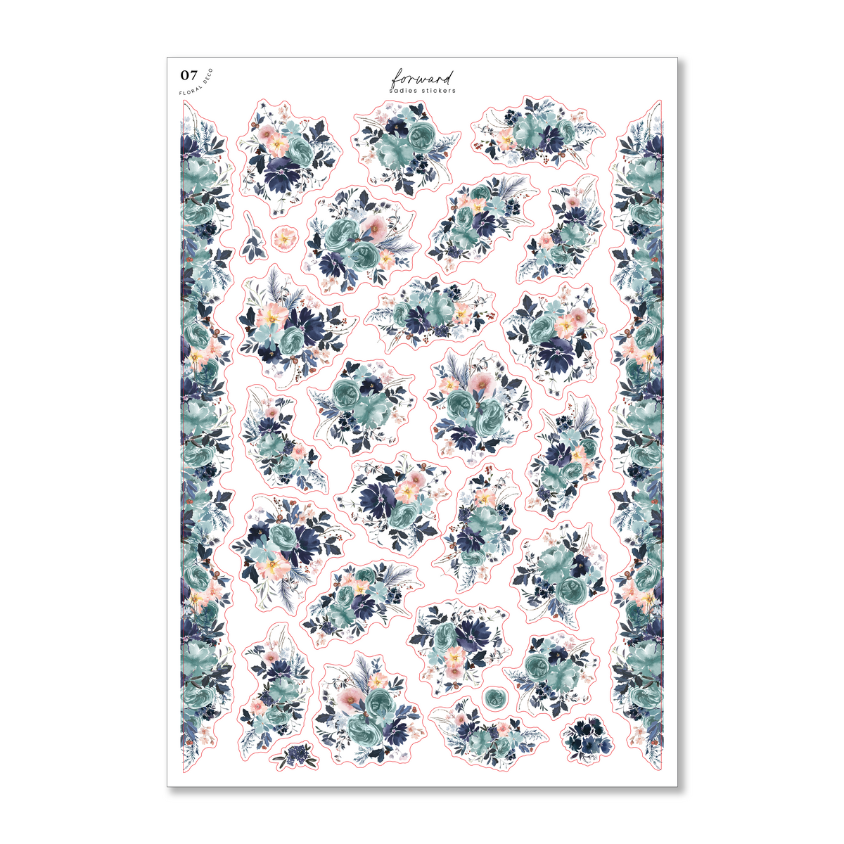 Forward Kit | Floral Deco – Sadie's Stickers