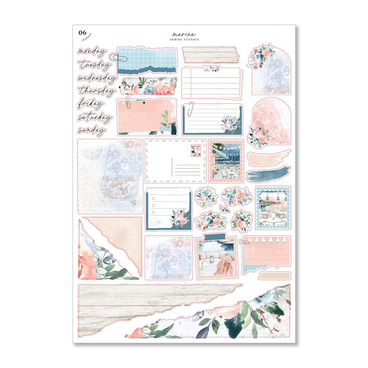 Marina Kit | Journal – Sadie's Stickers
