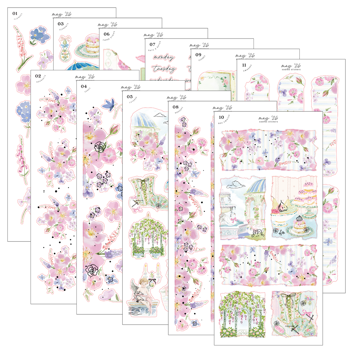May 2026 Kit | Decorative Kit – Sadie's Stickers