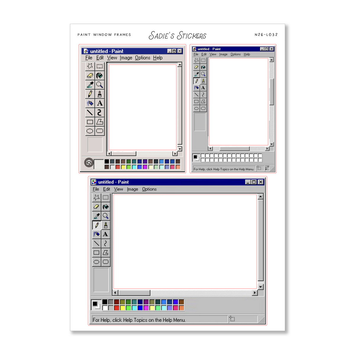 Paint Window Frames • Frame Those Mems – Sadie's Stickers