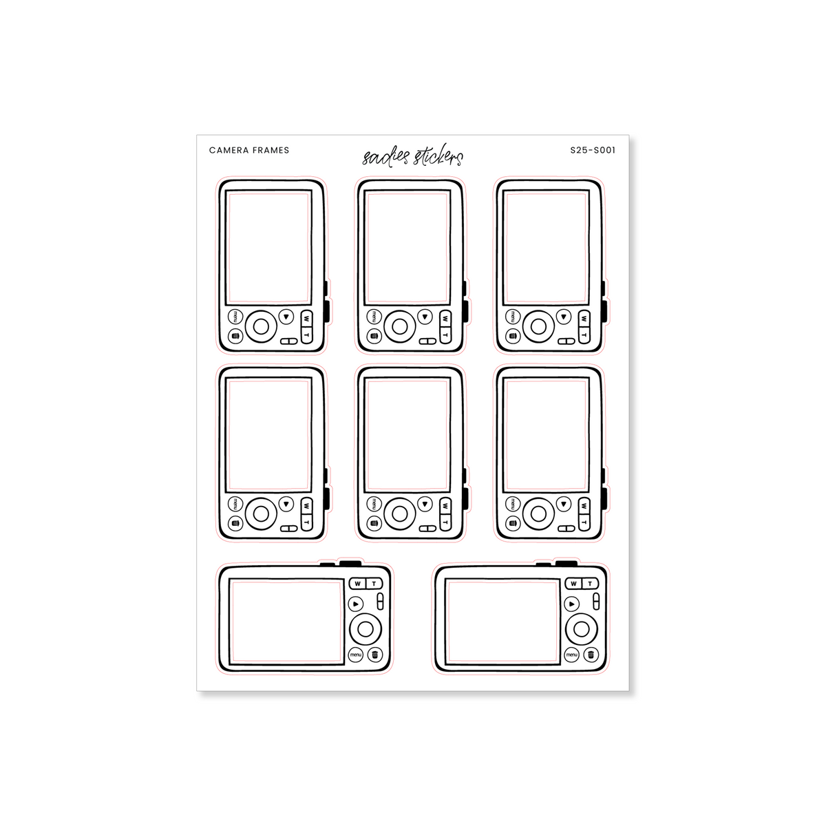 Camera Frames – Sadie's Stickers