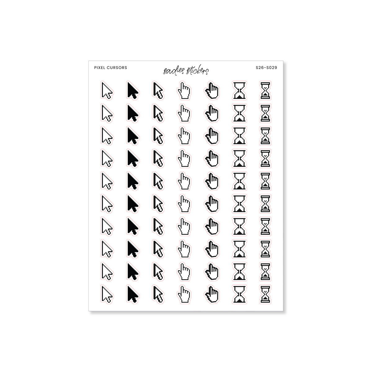 Pixel Cursors – Sadie's Stickers