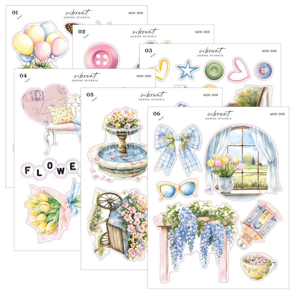 Vibrant Kit | Mini Set – Sadie's Stickers
