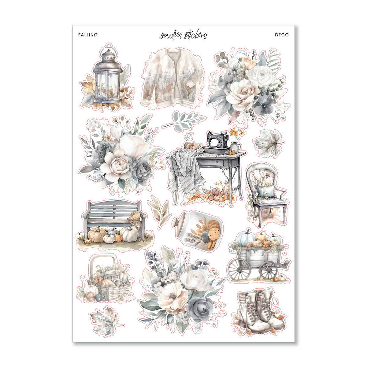 Falling Kit | Deco – Sadie's Stickers