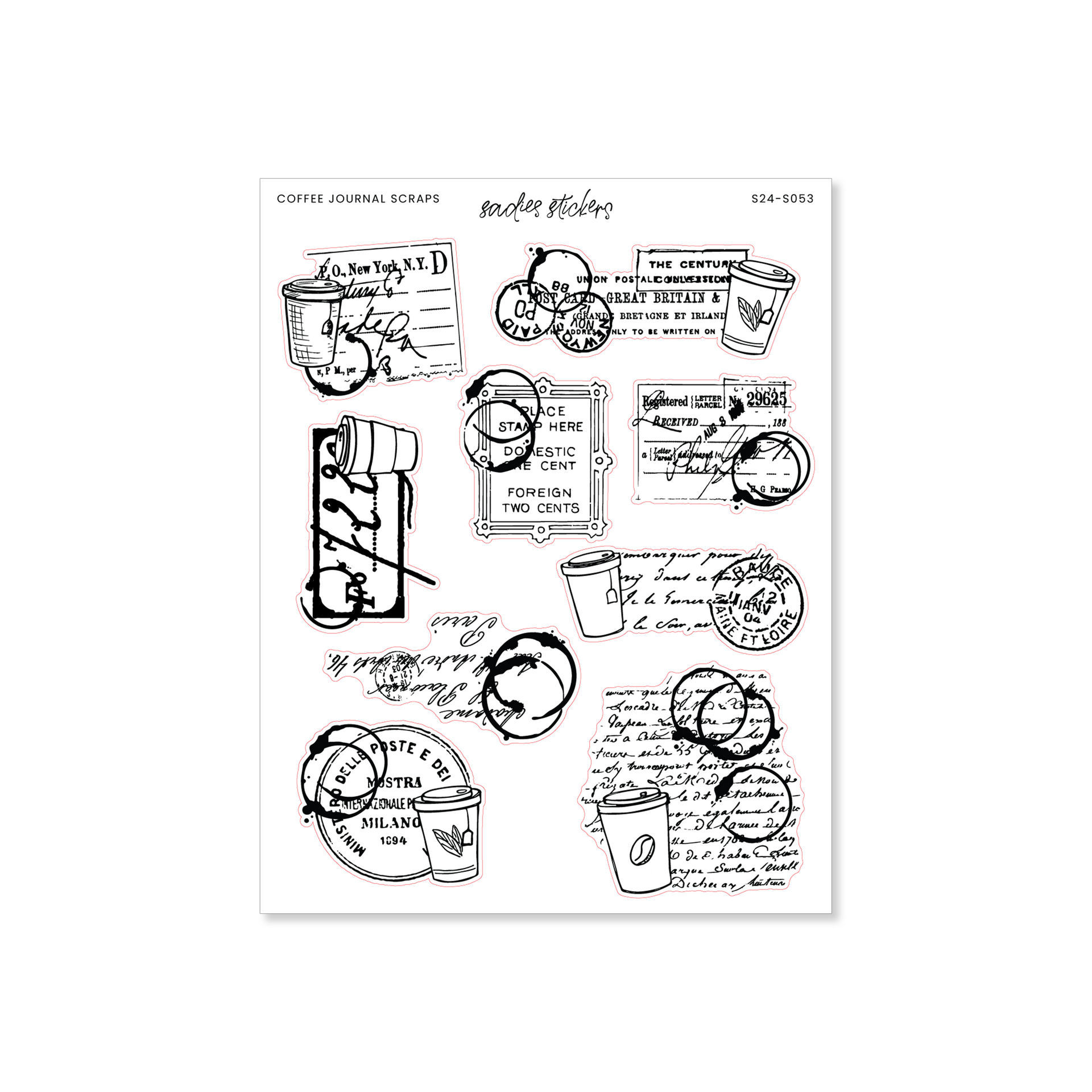 Sadie S Stickers Planner Stationery Supplies