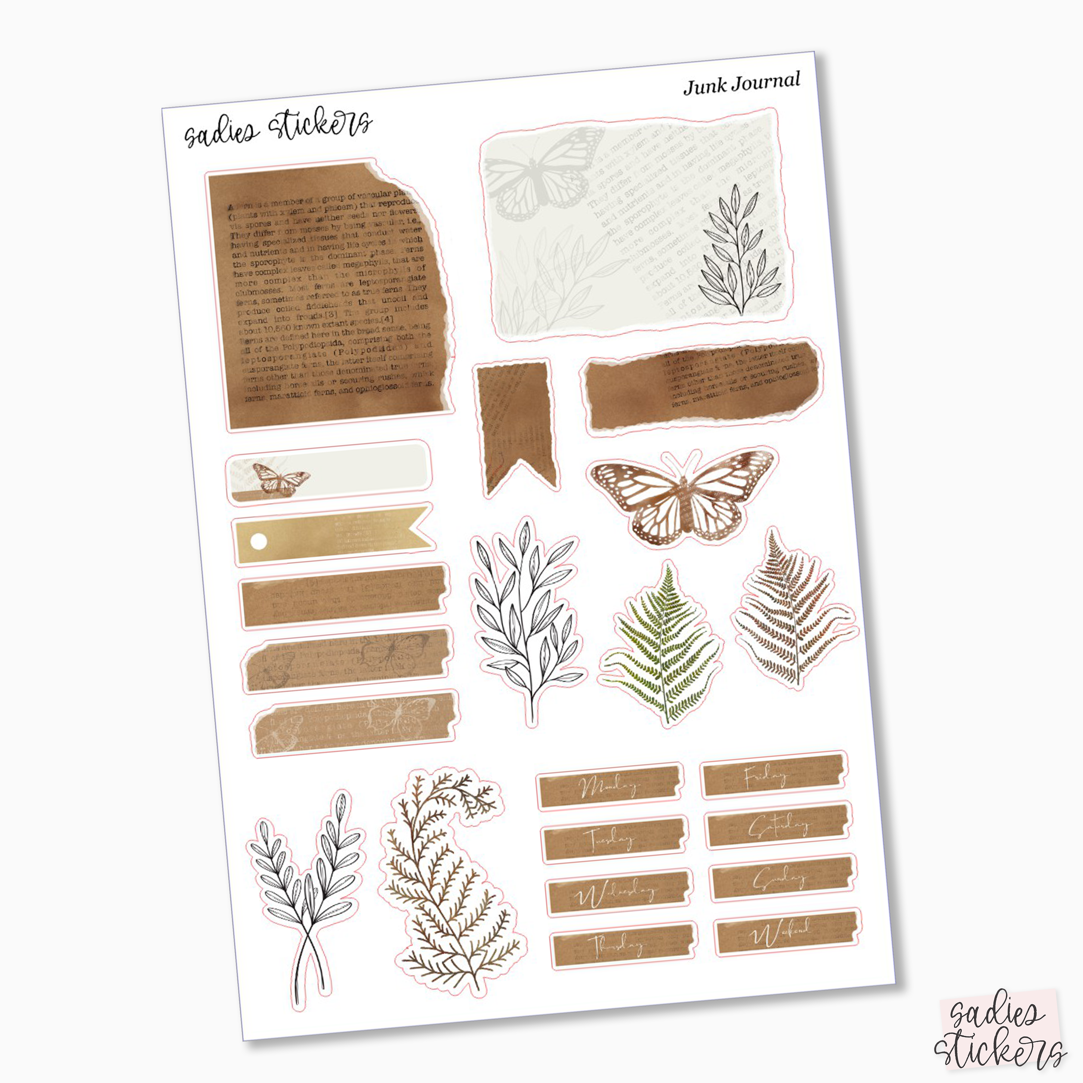Journaling  Junk Journal – Sadie's Stickers